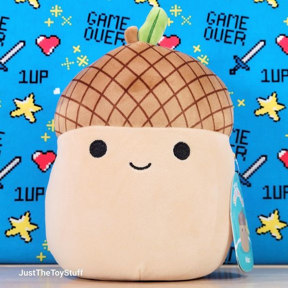 Squishmallow Mac the Acorn 7" UltraSoft Harvest Squad Collectible Plush NWT - Picture 1 of 6